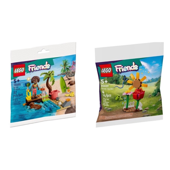 Lego Accessories - LEGO Friends nwt Flower Garden 30659 and Friends 30635